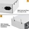 Commerical Food Warmer Lamp, Strip Food Heat Station  with Chain and Us Plug, 110v - 3 of 4