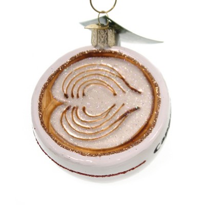 Old World Christmas 3.0" Cappuccino Ornament Espresso  -  Tree Ornaments