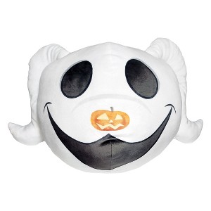 Disney Nightmare Before Christmas Zero Face Round Cloud Pillow 11 Inches - 1 of 2
