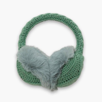 Turtle Fur Ear Muffin Earmuffs - Women's Faux Fur Lined Winter Ear Warmers