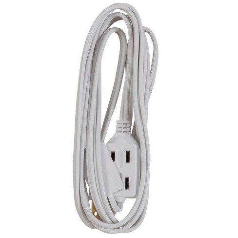 Woods 13' Indoor White Extension Cord : Target