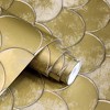Tempaper & Co. 15 sq ft Brass Belly Peel and Stick Wallpaper By Genevieve Gorder Gold - 3 of 3