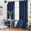 Deconovo Silver Pattern Blackout Curtains Grommet Top (2 Panels) - 3 of 4