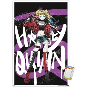 Trends International DC Comics - Harley Quinn Anime - Bat Unframed Wall Poster Prints - 1 of 4