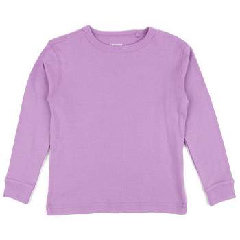 Leveret Kids Long Sleeve Solid Classic Color T-Shirt