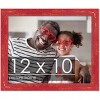 PosterPalooza | Photo Size Shabby Chic Red Picture Frame - UV Acrylic, Foam Board Backing, Hanging Hardware - 2 of 4