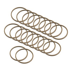 Unique Bargains DIY Crafts Copper Durable Anti-rust Beading Hoop Earrings 60 Pcs - 1 of 4