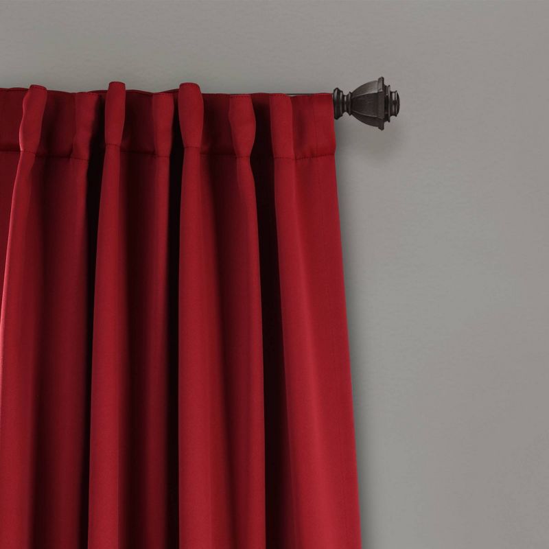 Insulated Back Tab Blackout Window Curtain Panels Set - Lush Décor, 3 of 9