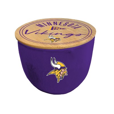 NFL Minnesota Vikings 3-Wick Script Circle Logo 16oz Ceramic Bowl Candle