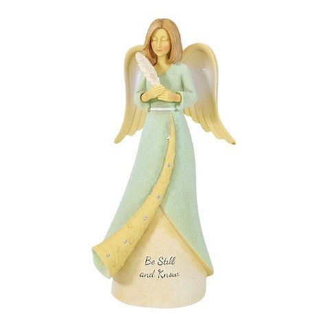 Foundations 7.5 Inch Be Still And Know Angel Figurine Bereavement ...