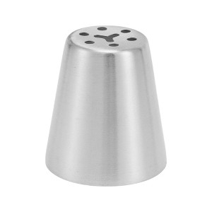 Unique Bargains Piping Tip 304 Stainless Steel Silver Tone 0.98"x1.46"x1.65" 1 Pcs - 1 of 3