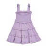 Derek Heart Little Girls Crinkle Knit Tiered Dress - 2 of 2