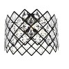 Elegant Lighting Lyla 13 inch flush mount in black - 3 of 4