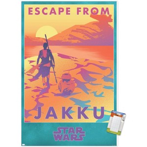 Trends International Star Wars: Jakku - Escape from Jakku Unframed Wall Poster Prints - 1 of 4