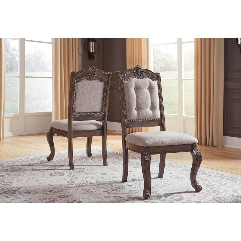 Set of 2 Charmond Dining Room Chair Brown - Signature Design by Ashley, 3 of 7