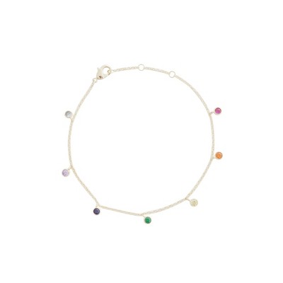 Rainbow Crystal Stardust Bracelet in Gold, Rose Gold, Silver - Honeycat