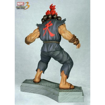 Marvel Doctor Doom and Akuma 21" Green and Gray Statue Set