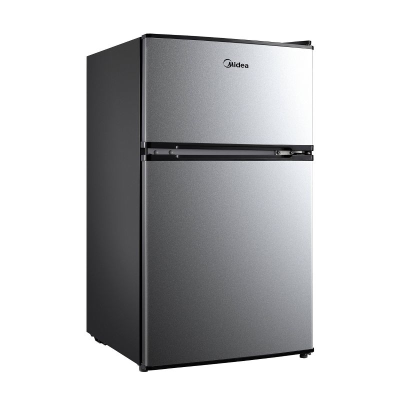 Midea 3.1 cu ft Compact Refrigerator Stainless Steel, 3 of 9