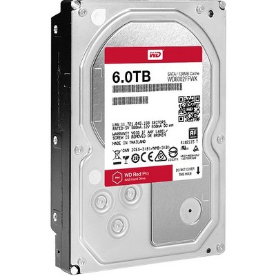 WD Red Pro 6TB NAS hard drive - 7200rpm - 128 MB Buffer - 5 Year Warranty