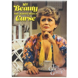 Ata Boy The Golden Girls Blanche My Beauty Is A Curse 2.5 x 3.5 Inch Magnet - 1 of 3
