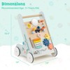 Infans Wooden Baby Walker Push and Pull Learning Activity Center with Wheels Push Toy - 2 of 4