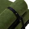 Airsurfer Modern 59" Loveseat Sofa Couch, 2-Seater with USB Ports and Unique Cylindrical Armrests, Comfortable Fabric Sofa for Living Room - 3 of 4