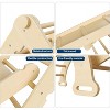 Baby Foldable Wooden Climbing Set - Indoor Jungle Gym with Arch, Ramp & Ladder, Toddler Climber Toys, Ideal Christmas Gift for Kids - 3 of 4