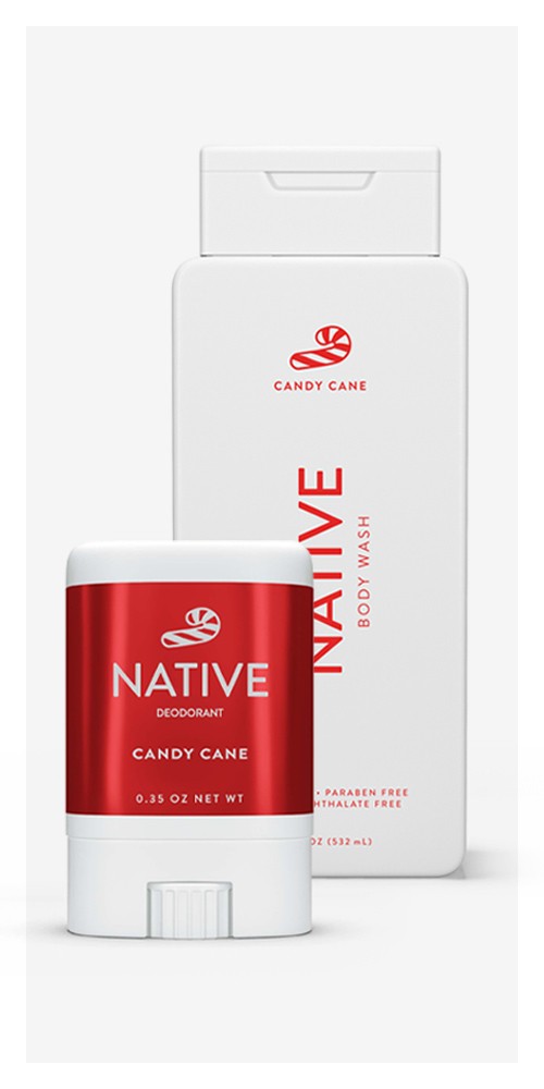 Native Limited Edition Holiday Candy Cane Body Wash - 18 fl oz