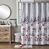 Whistler Snowman Shower Curtain - SKL Home: Festive Winter Bathroom Decor, Polyester, Machine Washable - 3 of 3