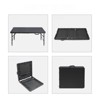 VisioGear Small Outdoor Folding Table with Handle, Portable Outdoor Folding Table for Travel, Camping, Black, 25.2"*16.93"*21.65" - 4 of 4
