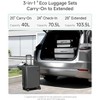 LUGGEX Luggage 20/24/28 Set, Durable Polycarbonate Expandable Hard Shell Suitcase With Spinner Wheels - 3 of 4