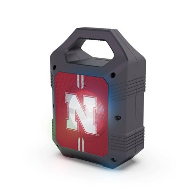 NCAA Nebraska Cornhuskers Shockbox LED Wireless Bluetooth Speaker Team Color 