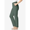 Woman Within Plus Size Petite Adjustable Waist Straight-Leg Chino - 4 of 4