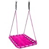 HearthSong - Mega Mat Rectangular Platform Tree Swing for Kids with Thick, Webbed Matting and Steel Frame - image 2 of 4