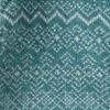 Stellou & Friends 100% Cotton Knit Norwegian Jacquard Design Baby  Boys Girls Long Sleeve Cardigan Sweater  - 18-24 Months / Teal with Beige - 4 of 4