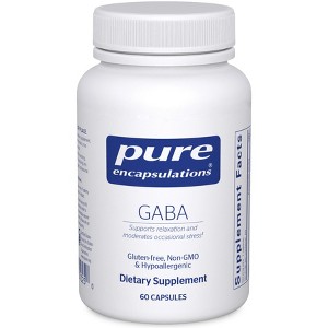 Pure Encapsulations GABA - Supplement to Support Relaxation & Moderation of Occasional Stress - With Premium GABA Amino Acids - 1 of 4