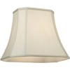 Imperial Shade Creme Medium Rectangle Cut Corner Lamp Shade 10" Wide x 7" Deep at Top and 16" Wide x 12" Deep at Bot and 13" Slant x 12.5" H (Spider) - 3 of 4