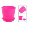 Unique Bargains Household Plastic Cylinder Aloes Cactus Plant Grass Flower Pot - image 4 of 4