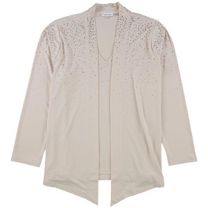 Calvin Klein Womens Embellished Pullover Blouse - 1 of 1
