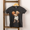 The Juniper Shop Watercolor Basketball Bear Youth Short Sleeve Tee - 2 of 4