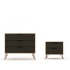 Rockefeller Dresser and Nightstand Set - Manhattan Comfort	 - 2 of 4