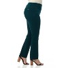 Rekucci Curvy Woman Ease into Comfort  Straight Pant with Tummy Control - 3 of 4