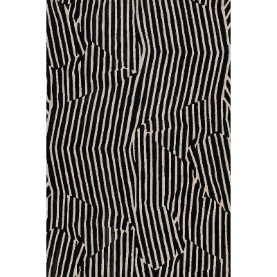 Momeni Xander Everly Machine Loomed Rug Black
