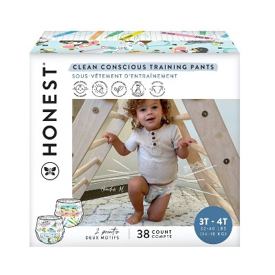 The Honest Company® Clean Conscious Diapers Let's Color Training Pants  4T-5T (38+ lbs), 19 count - Pay Less Super Markets
