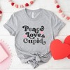 Simply Sage Market Women's Peace Love and Cupid Short Sleeve Graphic Tee - 3 of 4
