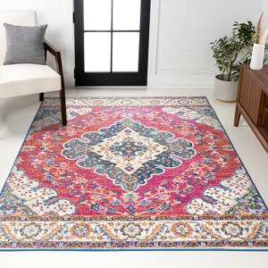 JONATHAN Y Bohemian FLAIR Boho Vintage Medallion Area Rug - 1 of 4
