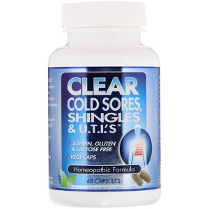 Clear Cold Sores, Shingles, & UTI's Capsules, 60 Ct - 1 of 3
