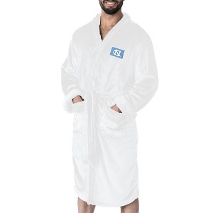North Carolina Tar Heels NCAA White Out Silk Touch Robe Large/XLarge - 1 of 4