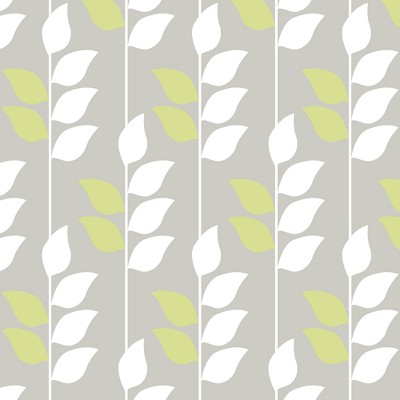 Wall Pops Wallpaper Stickers - Flora Blox, Gray Green White