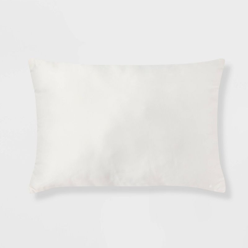 Satin Oblong Decorative Pillow Ivory - Room Essentials&#8482;, 4 of 5